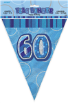 Glitz Flag Banner 60 Blue