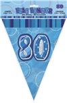Glitz Flag Banner 80 Blue
