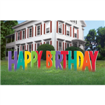 Happy Birthday Yard Sign