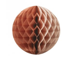Honeycomb Ball Metallic Rose Gold 25Cm