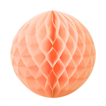 Honeycomb Ball Peach 25Cm