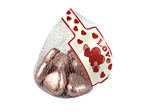 LOLLILAND MILK CHOCOLATE HEARTS ROSE GOLD 63G