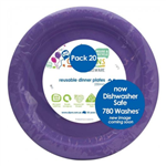 Lavender Round Dinner Plate 20PK 