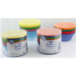 Muffin Cases Coloured 100 Pack