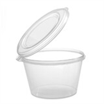 PORTION SAUCE CUP WHINGED LID 75ML 50PK 