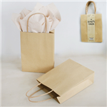 Paper Bag Kraft Medium 15X6x20cm 4 Pack