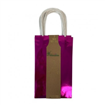 Paper Bag Metallic Pink 5PK