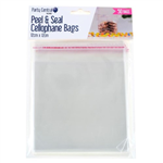 Peel  Seal Cellophane Bags 12cm x 12cm 50PK