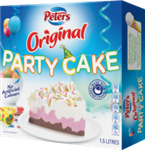Peters Ice Cream Party Cake Vanilla 15L