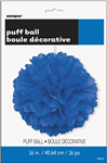 Puff Ball Royal Blue 40cm