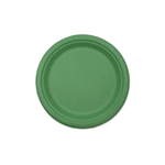 SCane Snack Plate 7InPastel Green 25pk