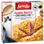 Sara Lee Apple Berry Crumble Pie 600g