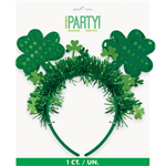 St Patricks Day Shamrock Bopper Headband