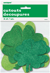 St Patricks Day Shamrock Cutout 6Pk