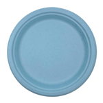 Sugarcane Snack Plate Pastel Blue 7  25 pk