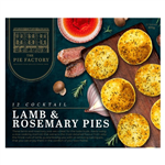 The Pie Factory Cocktail Pies Lamb  Rosemary 12PK