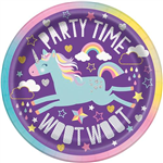 Unicorn Paper Snack Plate 7 8 Pack