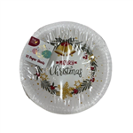 XMAS BOWL XMAS PRINT FOIL 10PK 69700