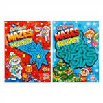 XMAS COLOURING BOOK  MAZES 32PG 68353