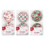 XMAS CUPCAKE CASES 100PK 71246