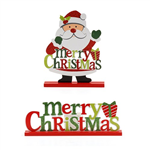 XMAS DECORATION SIGN STANDING 71060