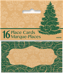 Xmas Elegant Place Cards 16PK 46769