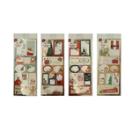 XMAS GIFT LABELS FOIL 36PK 69697