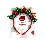 XMAS HEADBAND BAUBLE BELLS 69374