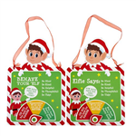 XMAS NAUGHTY ELF NICE METER HANG TAG 62429