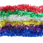 XMAS TINSEL 110MM 2M BRIGHT COLOURS 58929