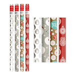 Xmas Gift Wrap Metallic 3M x 70CM