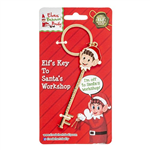 Xmas Naughty Elf Santa Workshop Keyring 58995