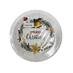 Xmas Plates Printed 225mm 10Pk 69508