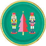 Xmas Vibrant 7 Inch Paper Plate 8pk