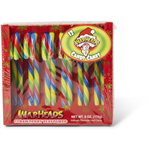 Xmas Warheads Super Sour Candy Canes 12pk