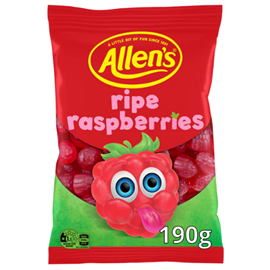 Allens Ripe Raspberries 190G