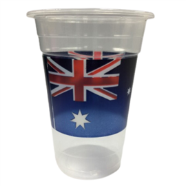 Aussie Day Plastic Cup 473ml 8/pk 