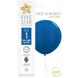Balloon 90cm Matte Royal Blue - Uninflated
