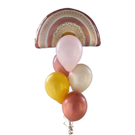 Balloon Arrangement Boho Rainbow #203