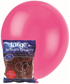 Balloons Deco Hot Pink/Magenta 25/ Pack