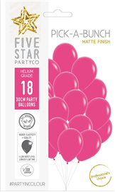 Balloons Matte Fuchsia 30cm 18/ Pack