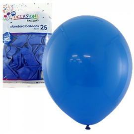 Balloons Standard  Royal Blue 25/ Pack