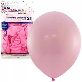 Balloons Standard Light Pink 25/ Pack