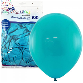 Balloons Standard Teal 25/ Pack