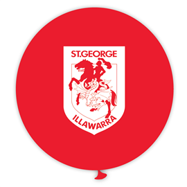 BALLOONS SUPPORTER DRAGONS 90CM 1/PK UNINFLATED