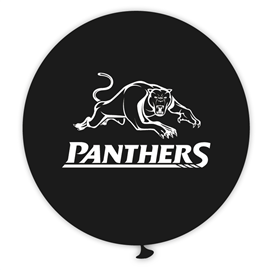 BALLOONS SUPPORTER PANTHERS 90CM 1/PK UNINFLATED