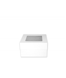 Cake Box Tall White 10x10x6