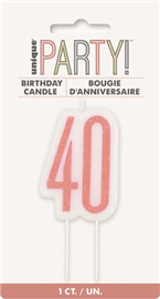 Candle Rose Gold 40