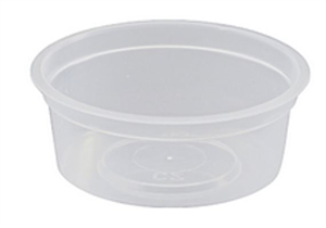 Castaway Container Small Round Microwave C2 70mL 100/ Sleeve