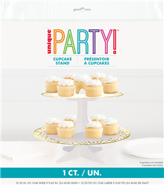 Cupcake Stand Gold Foil 73989